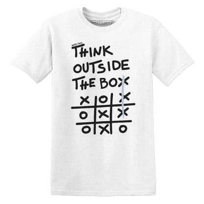 Think Outside The Box AJ 11 Low Space Jamz NastyJamz Website T-Shirt 2D