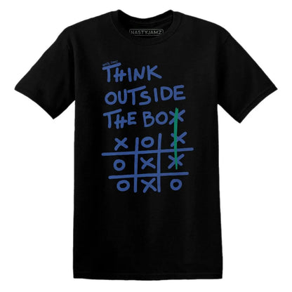 Think Outside The Box Dunk Royal Malachite NastyJamz Website T-Shirt 2D