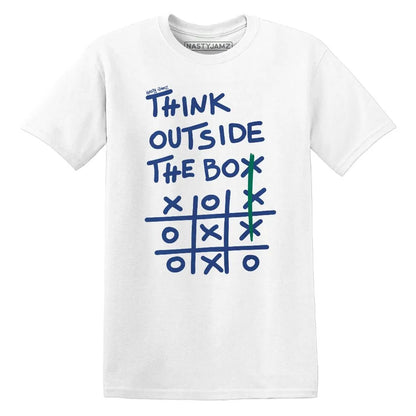 Think Outside The Box Dunk Royal Malachite NastyJamz Website T-Shirt 2D