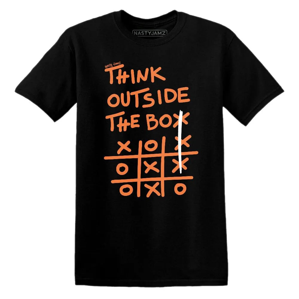 Think Outside The Box AM TW White Orange NastyJamz Website T-Shirt 2D