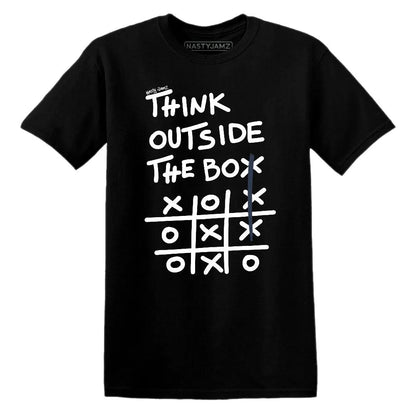 Think Outside The Box AJ 6 White Navy NastyJamz Website T-Shirt 2D