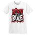 Born To Rule AJ 1 Black Toe Reimagined NastyJamz Website T-Shirt 2D