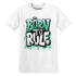 Born To Rule AJ 1 Green Glow NastyJamz Website T-Shirt 2D
