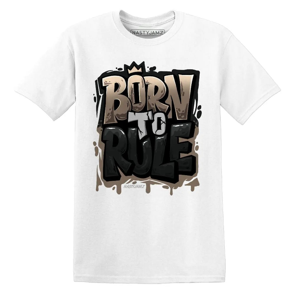 Born To Rule AJ 1 Low Mocha NastyJamz Website T-Shirt 2D