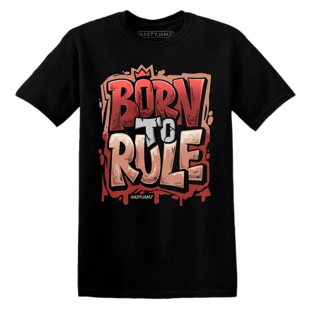 Born To Rule AJ 13 Dune Red NastyJamz Website T-Shirt 2D