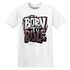 Born To Rule AJ 3 Burgundy Crush NastyJamz Website T-Shirt 2D