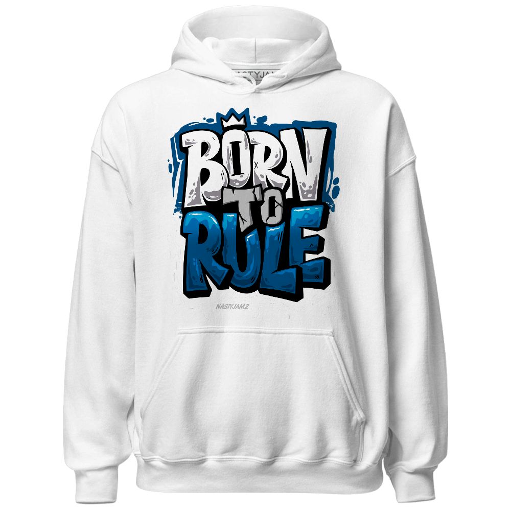 Industrial-Blue-4s-NastyJamz-Hoodie-Match-Born-To-Rule