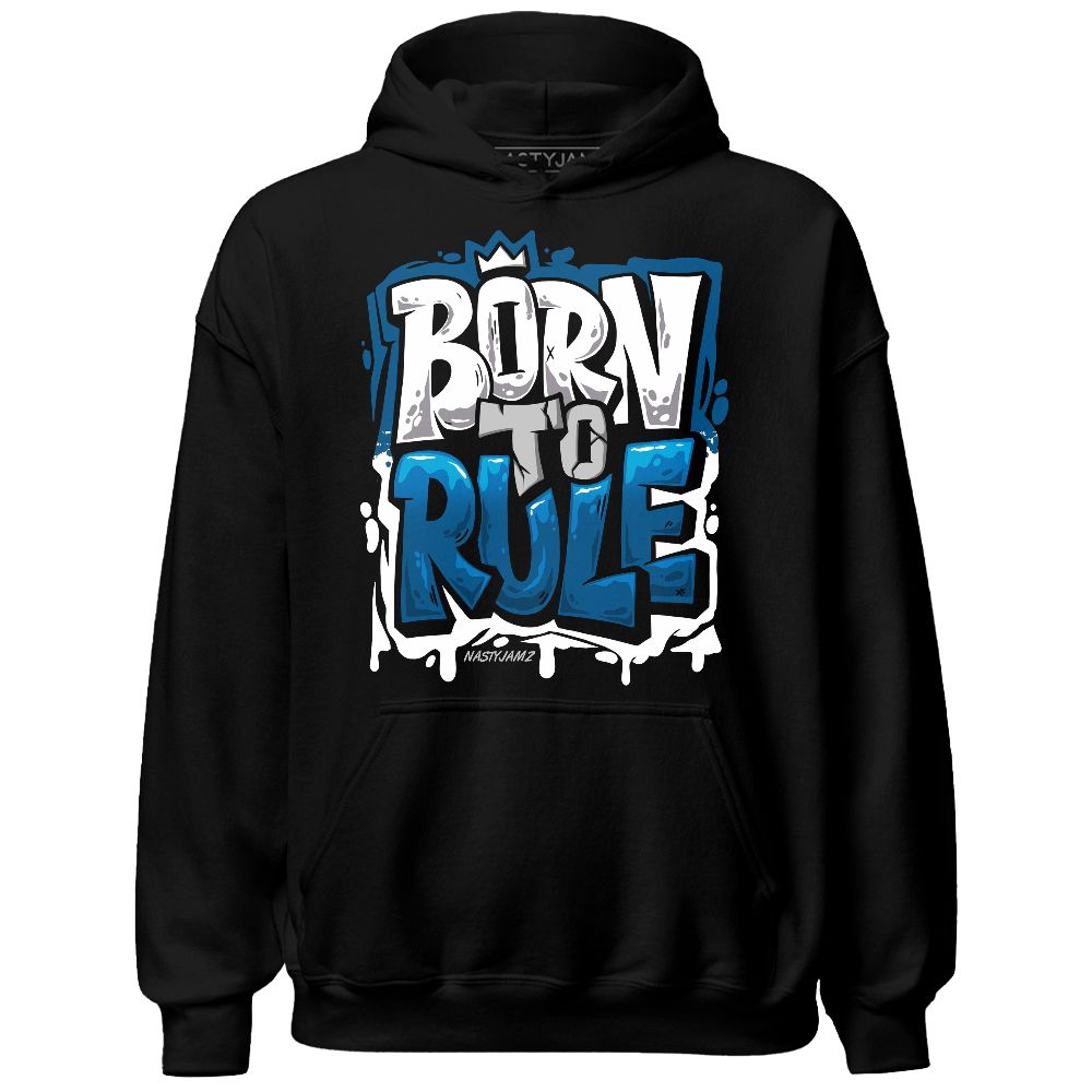 Industrial-Blue-4s-NastyJamz-Hoodie-Match-Born-To-Rule