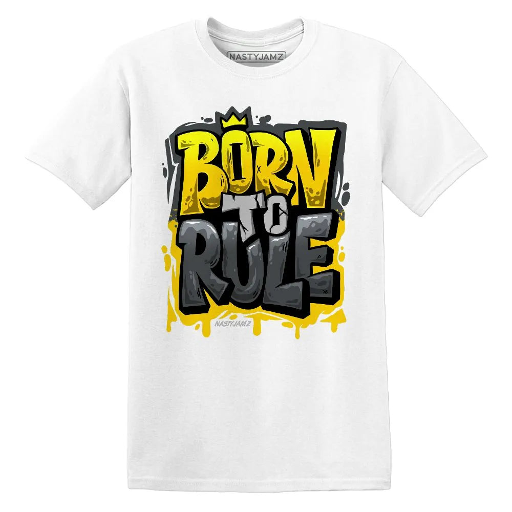 Born To Rule AJ 4 Thunder NastyJamz Website T-Shirt 2D