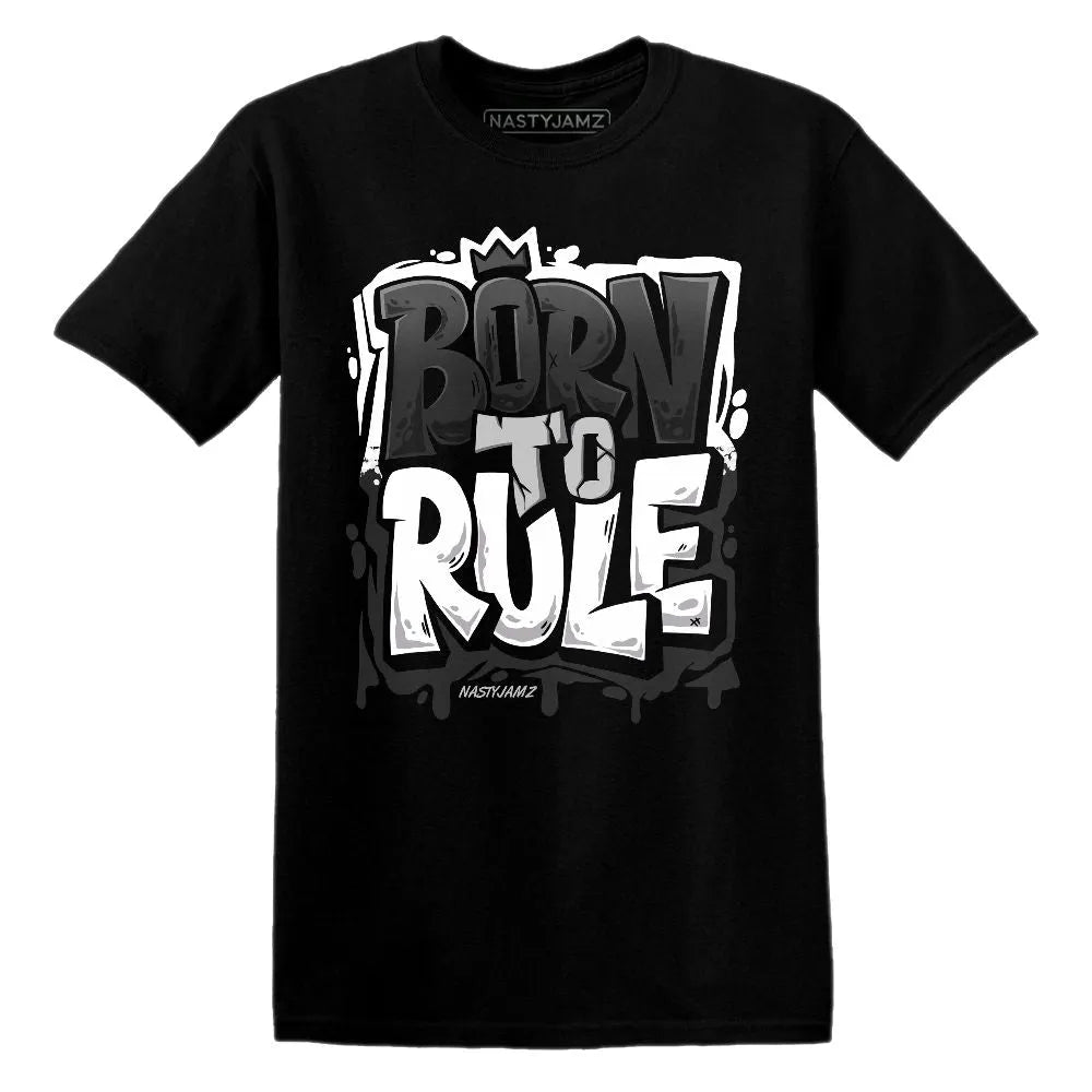 Born To Rule AJ 4 White Thunder NastyJamz Website T-Shirt 2D