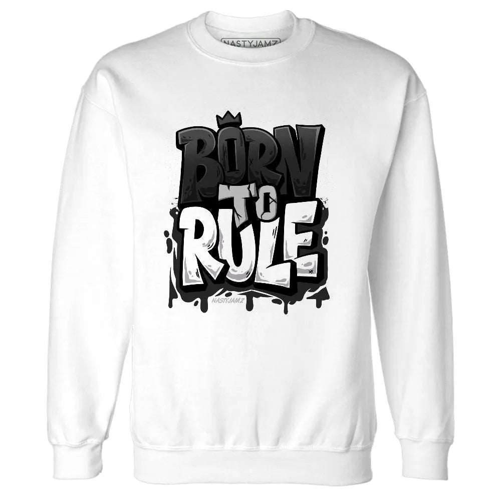 White-Thunder-4s-NastyJamz-Sweatshirt-Match-Born-To-Rule