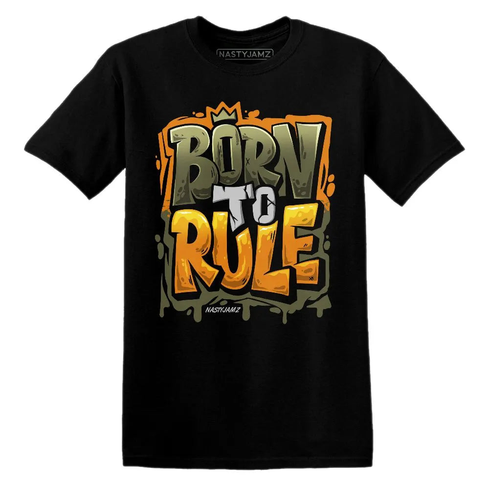 Born To Rule AJ 5 Olive NastyJamz Website T-Shirt 2D
