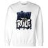 White-Navy-6s-NastyJamz-Sweatshirt-Match-Born-To-Rule