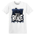 Born To Rule AJ 6 White Navy NastyJamz Website T-Shirt 2D
