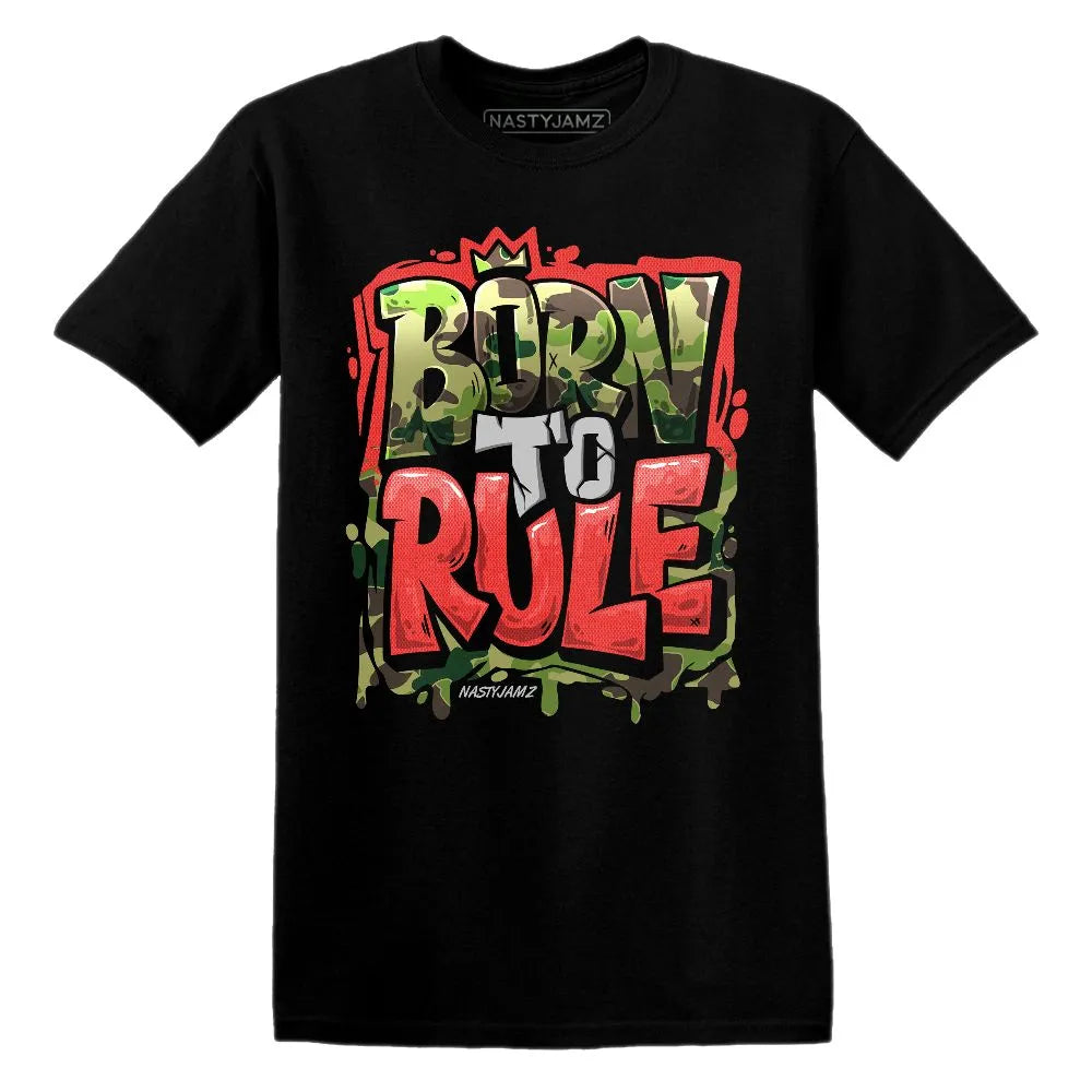 Born To Rule AM 90 Duck Camo NastyJamz Website T-Shirt 2D