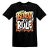 Born To Rule AM TW White Orange NastyJamz Website T-Shirt 2D