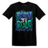 Born To Rule Dunk Royal Malachite NastyJamz Website T-Shirt 2D
