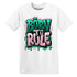 Born To Rule Dunk Soft Pink Malachite NastyJamz Website T-Shirt 2D
