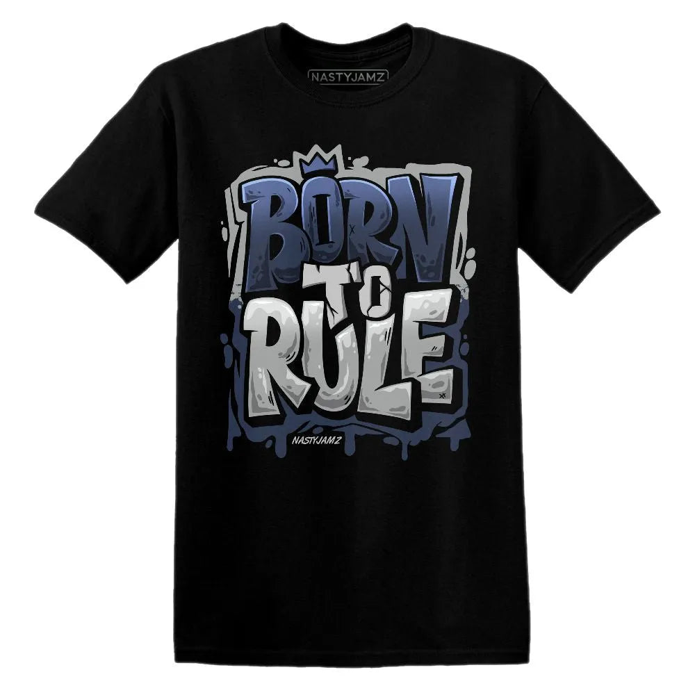 Born To Rule VaporMax Metallic Navy Midnight NastyJamz Website T-Shirt 2D