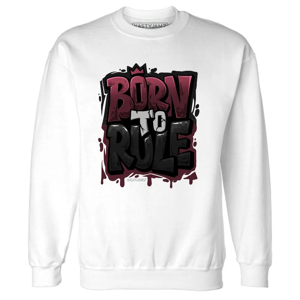 VaporMax-Night-Maron-Burgundy-NastyJamz-Sweatshirt-Match-Born-To-Rule