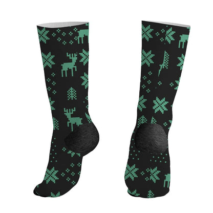 AJ-3-Green-Glow-NastyJamz-Socks-Match-Slayin-Kicks-All-Over-Print