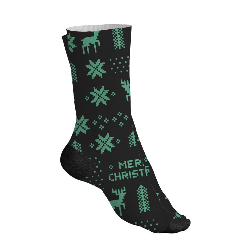 AJ-3-Green-Glow-NastyJamz-Socks-Match-Slayin-Kicks-All-Over-Print