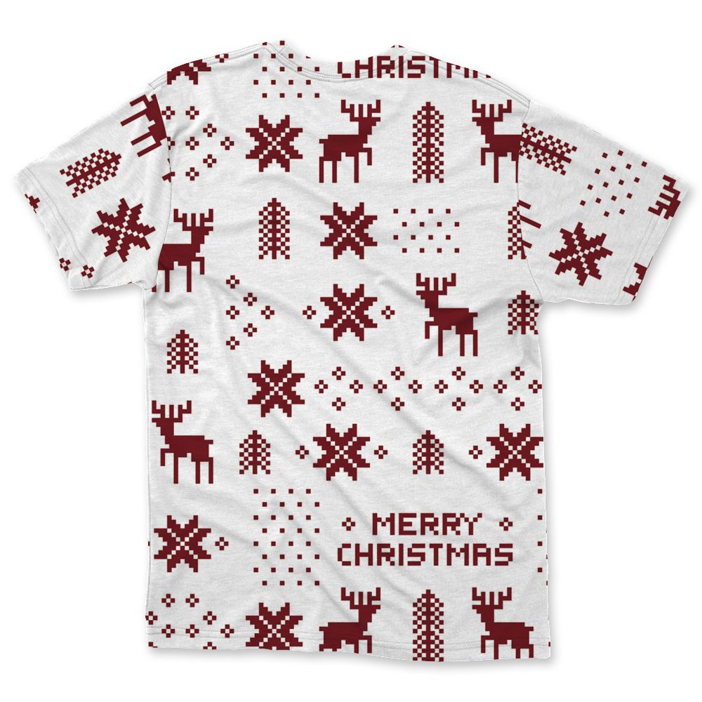 White-Team-Red-1s-NastyJamz-T-Shirt-Match-Slayin-Kicks-All-Over-Print