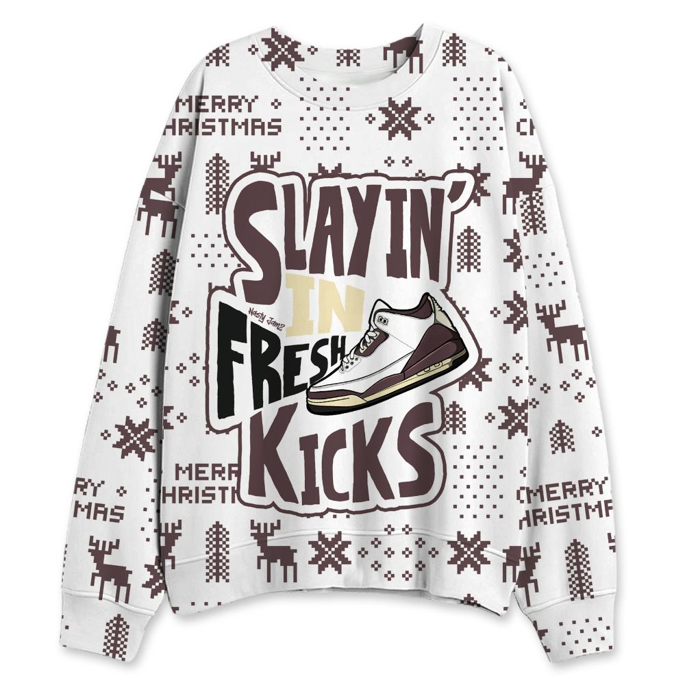 Burgundy-Crush-3s-NastyJamz-Sweatshirt-Match-Slayin-Kicks-All-Over-Print