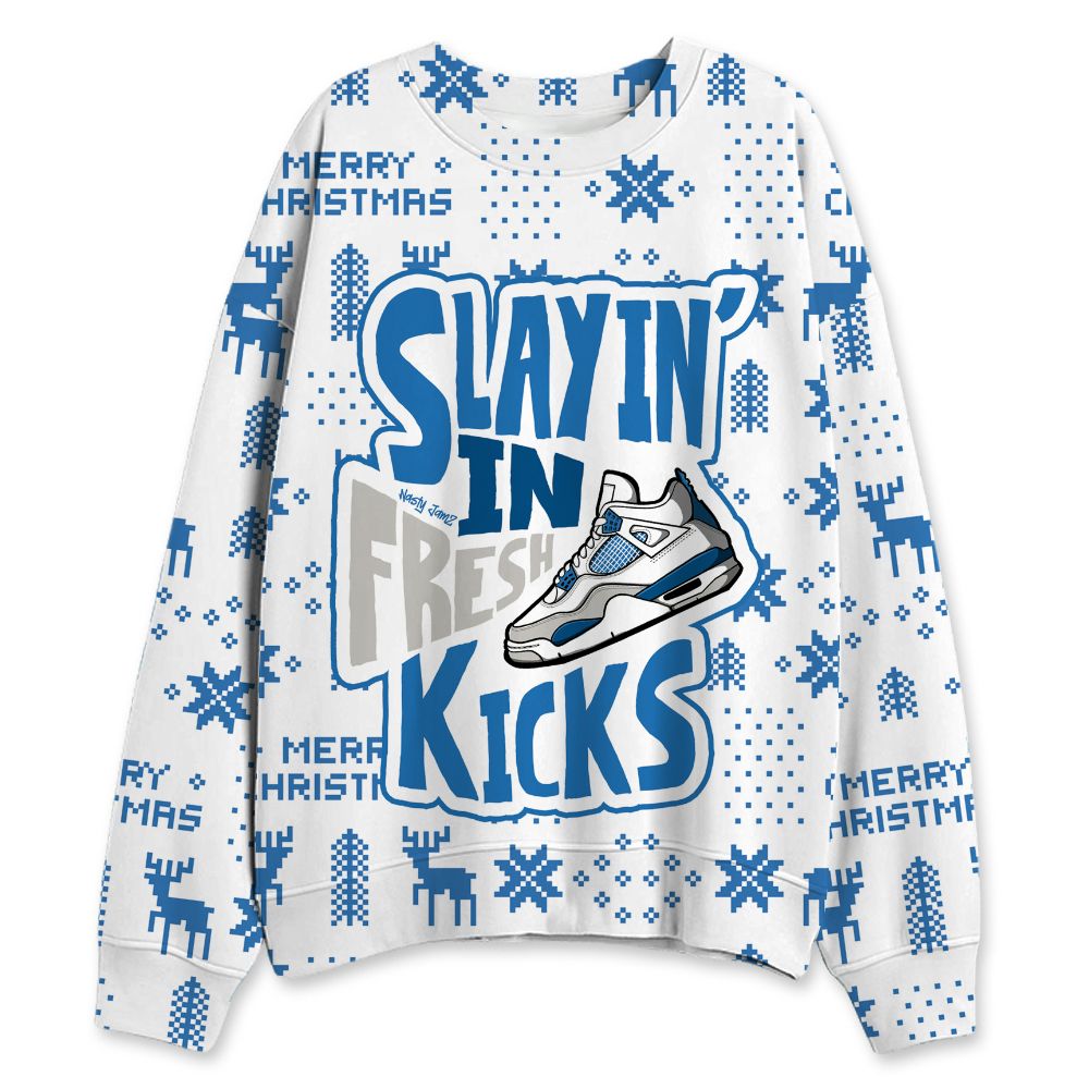 Industrial-Blue-4s-NastyJamz-Sweatshirt-Match-Slayin-Kicks-All-Over-Print