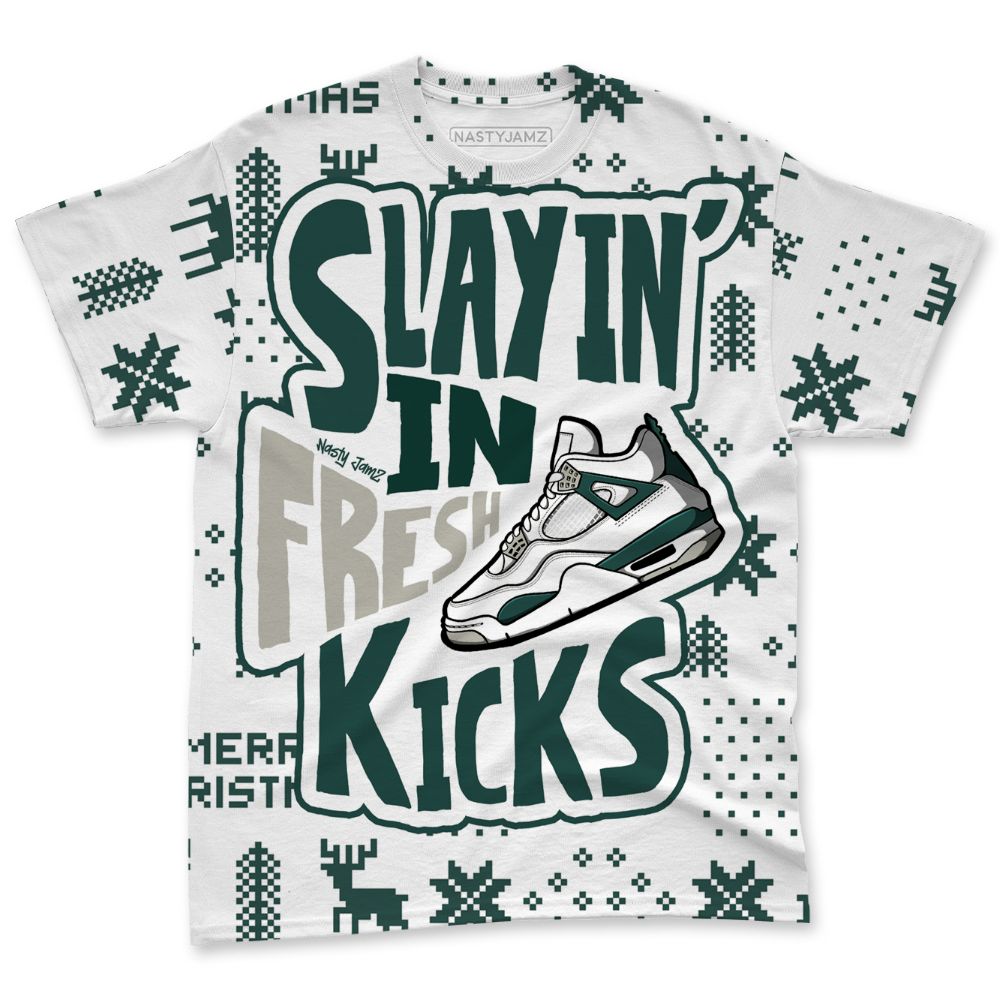 Oxidized-Green-4s-NastyJamz-T-Shirt-Match-Slayin-Kicks-All-Over-Print