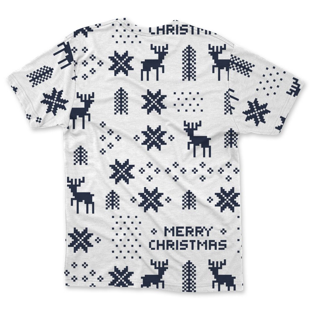 White-Navy-6s-NastyJamz-T-Shirt-Match-Slayin-Kicks-All-Over-Print