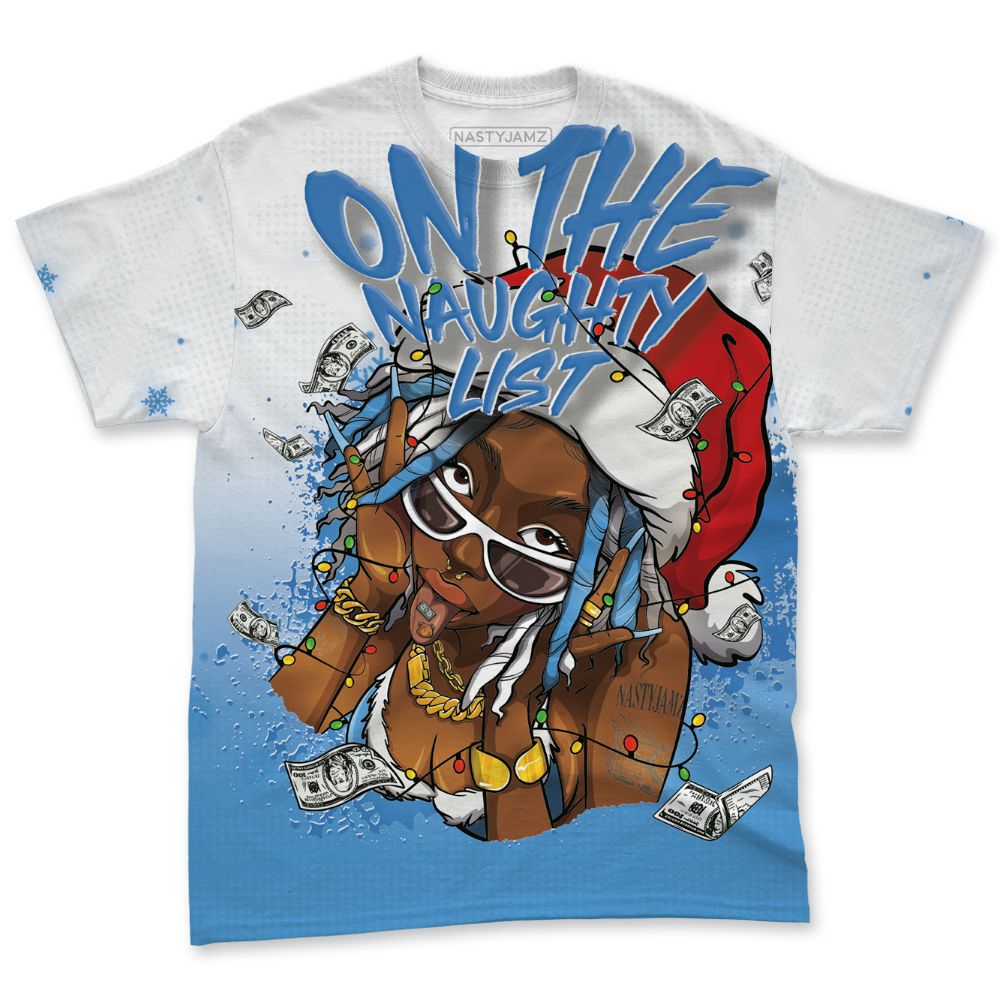 Univercitii-Carolina-Blue-17s-NastyJamz-T-Shirt-Match-Smas-Naughty-List-All-Over-Print