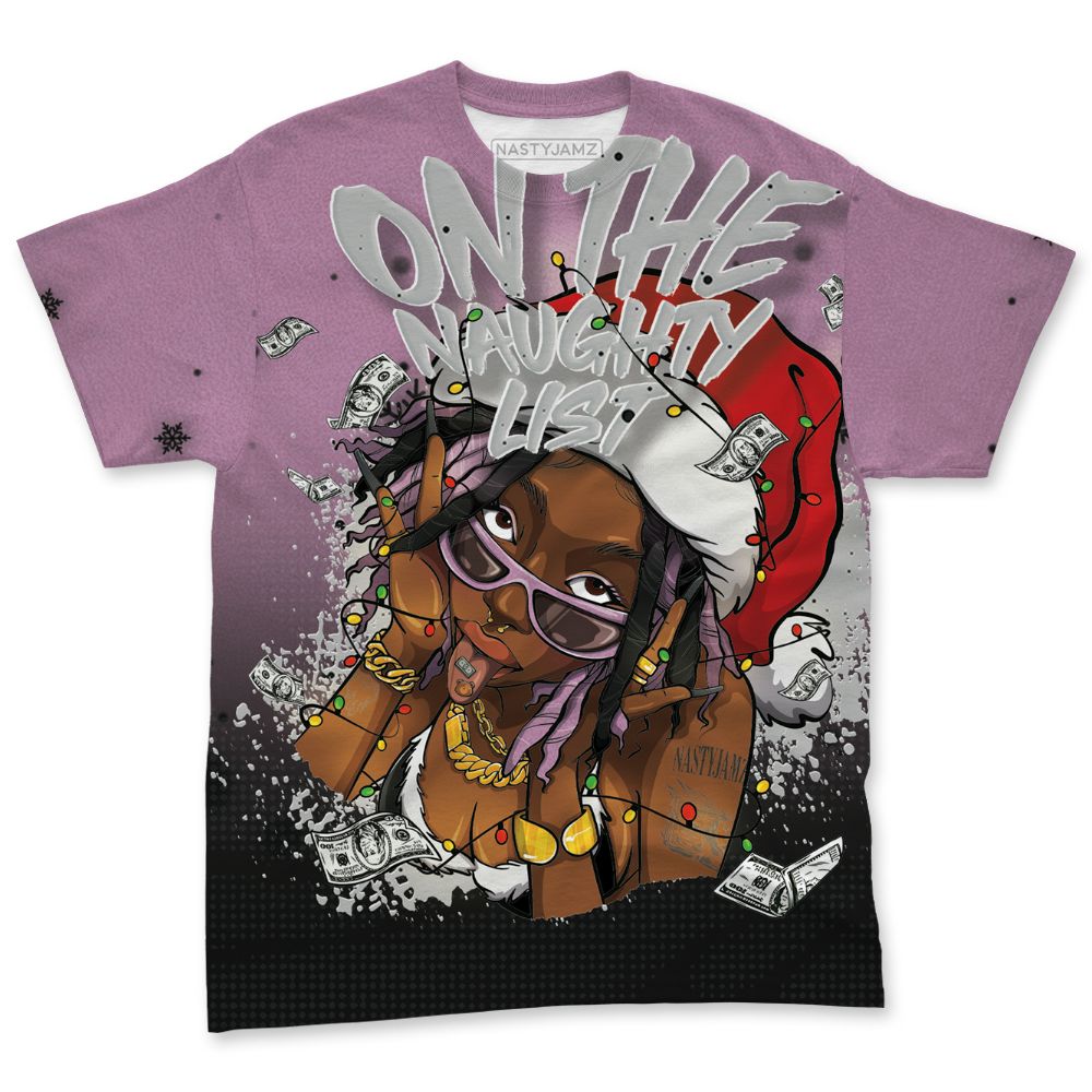 Orchid-Neutral-Grey-Black-White-4s-NastyJamz-T-Shirt-Match-Smas-Naughty-List-All-Over-Print