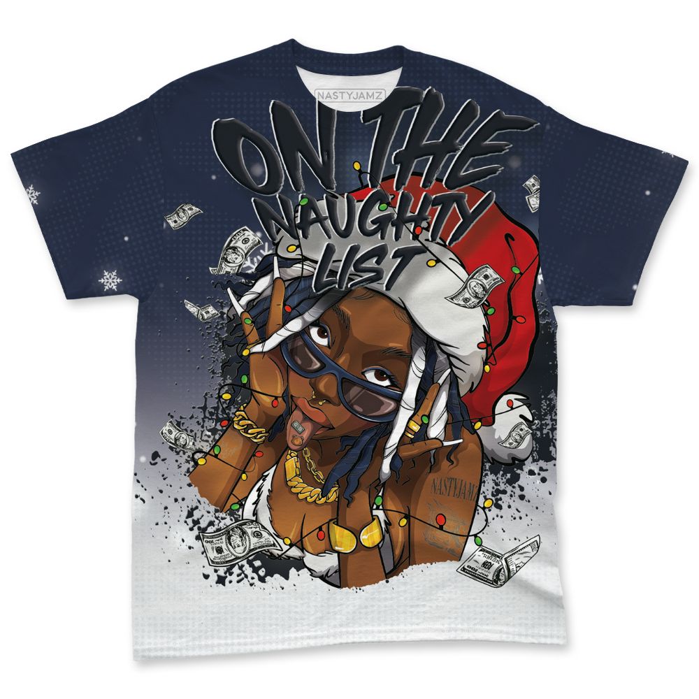 VaporMax-Metallic-Navy-Midnight-NastyJamz-T-Shirt-Match-Smas-Naughty-List-All-Over-Print