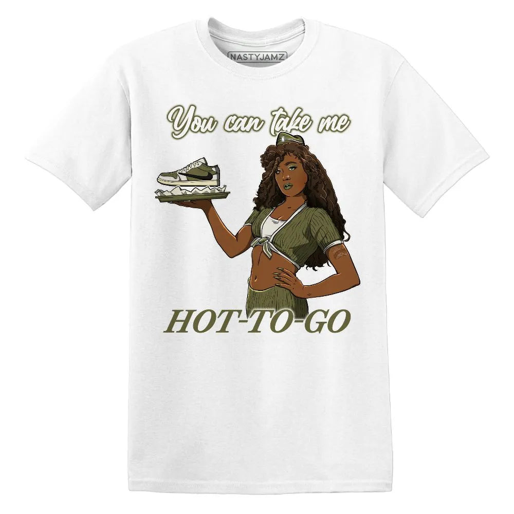 Ready To Go AJ 1 Medium Olive NastyJamz Website T-Shirt 2D