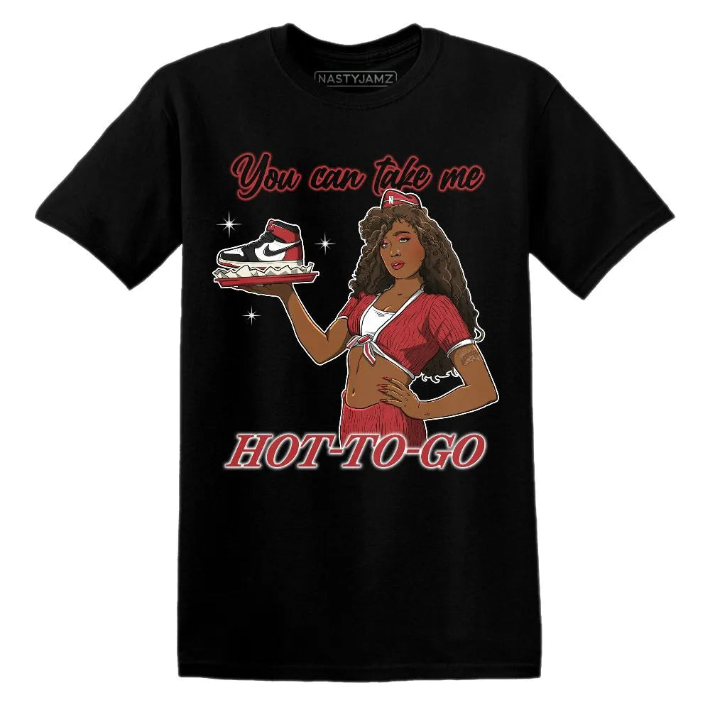 Ready To Go AJ 1 Black Toe Reimagined NastyJamz Website T-Shirt 2D
