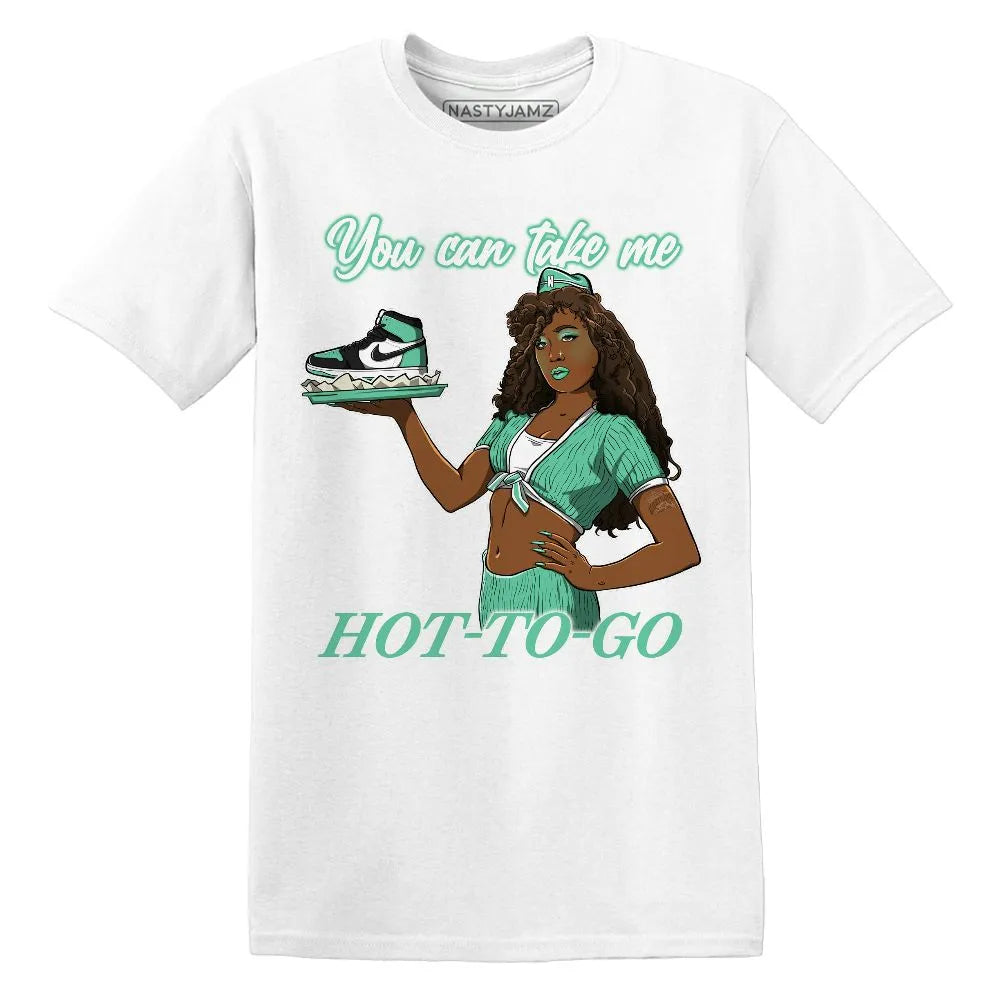 Ready To Go AJ 1 Green Glow NastyJamz Website T-Shirt 2D
