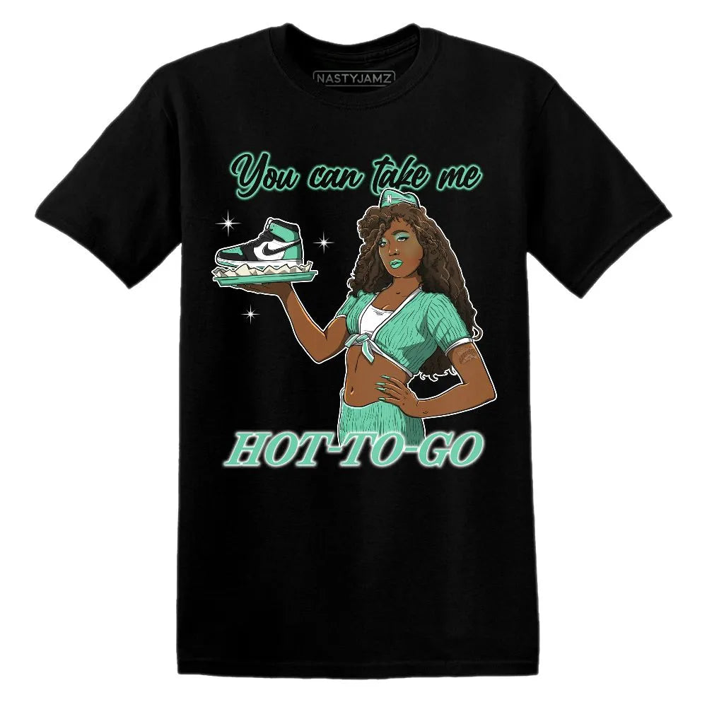 Ready To Go AJ 1 Green Glow NastyJamz Website T-Shirt 2D