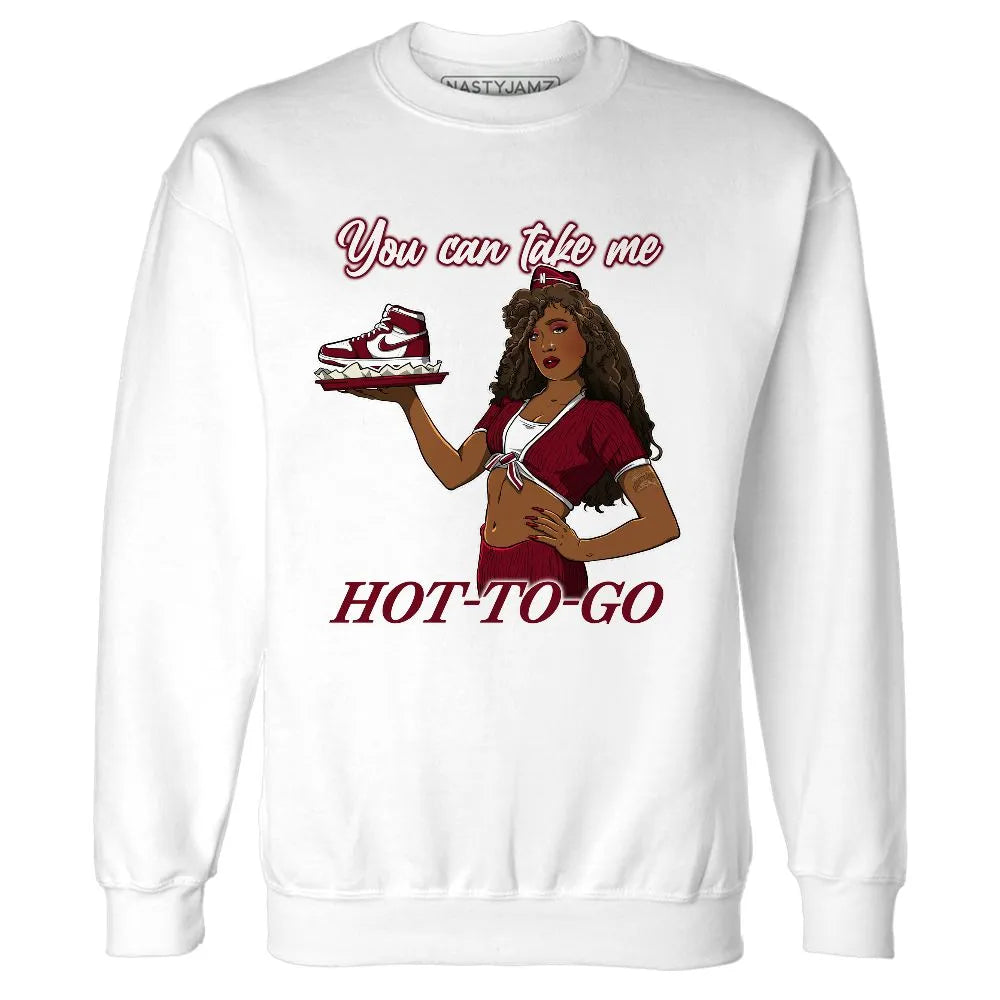 High-White-Team-Red-1s-NastyJamz-Sweatshirt-Match-Ready-To-Go