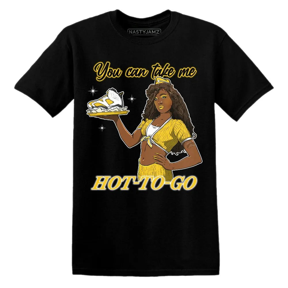 Ready To Go AJ 6 Yellow Ochre NastyJamz Website T-Shirt 2D