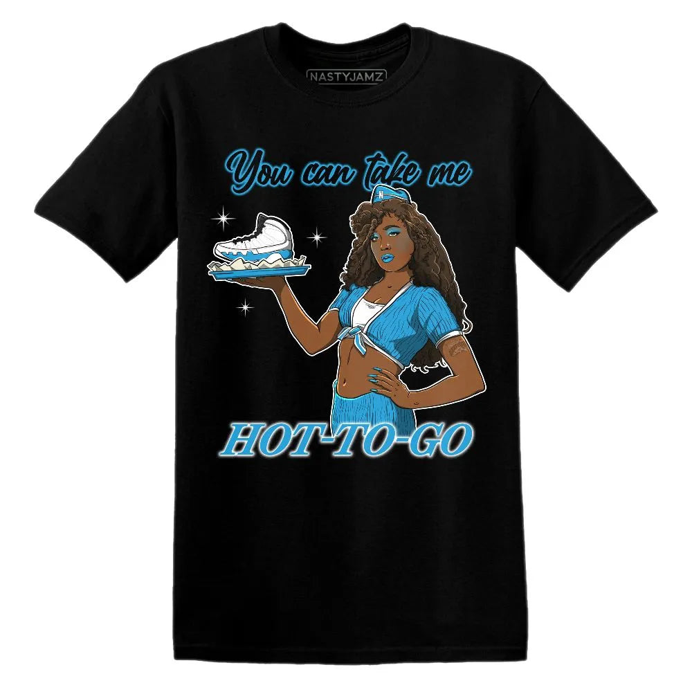 Ready To Go AJ 9 Powder Blue NastyJamz Website T-Shirt 2D