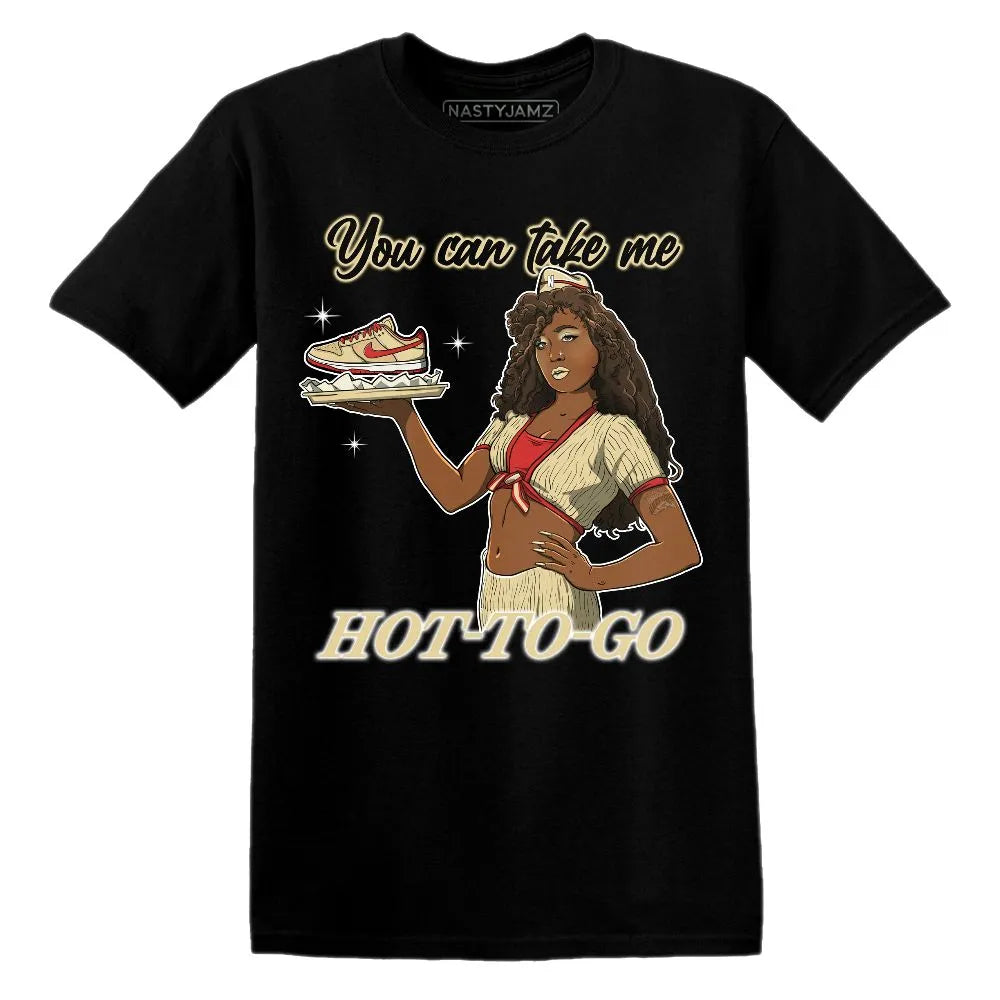 Ready To Go Dunk Strawberry Waffle NastyJamz Website T-Shirt 2D