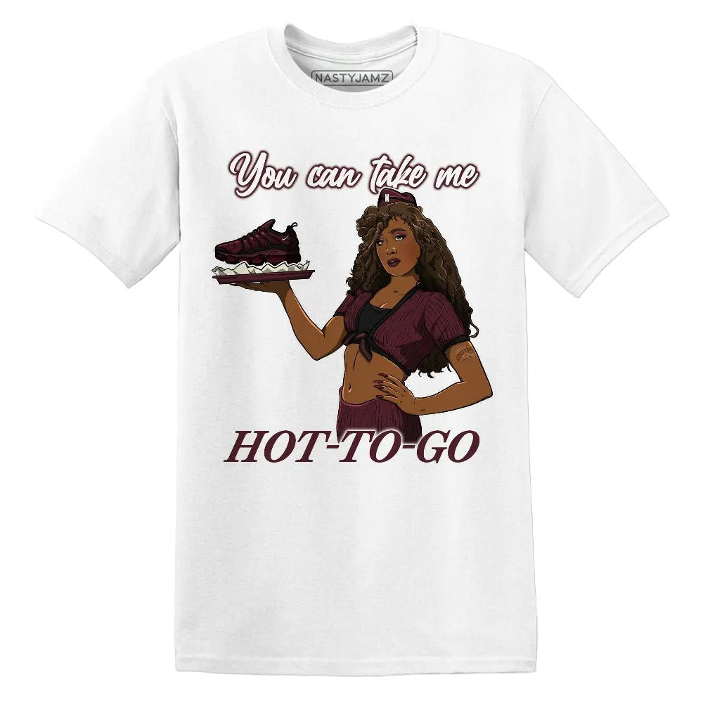 Ready To Go VaporMax Night Maron Burgundy NastyJamz Website T-Shirt 2D