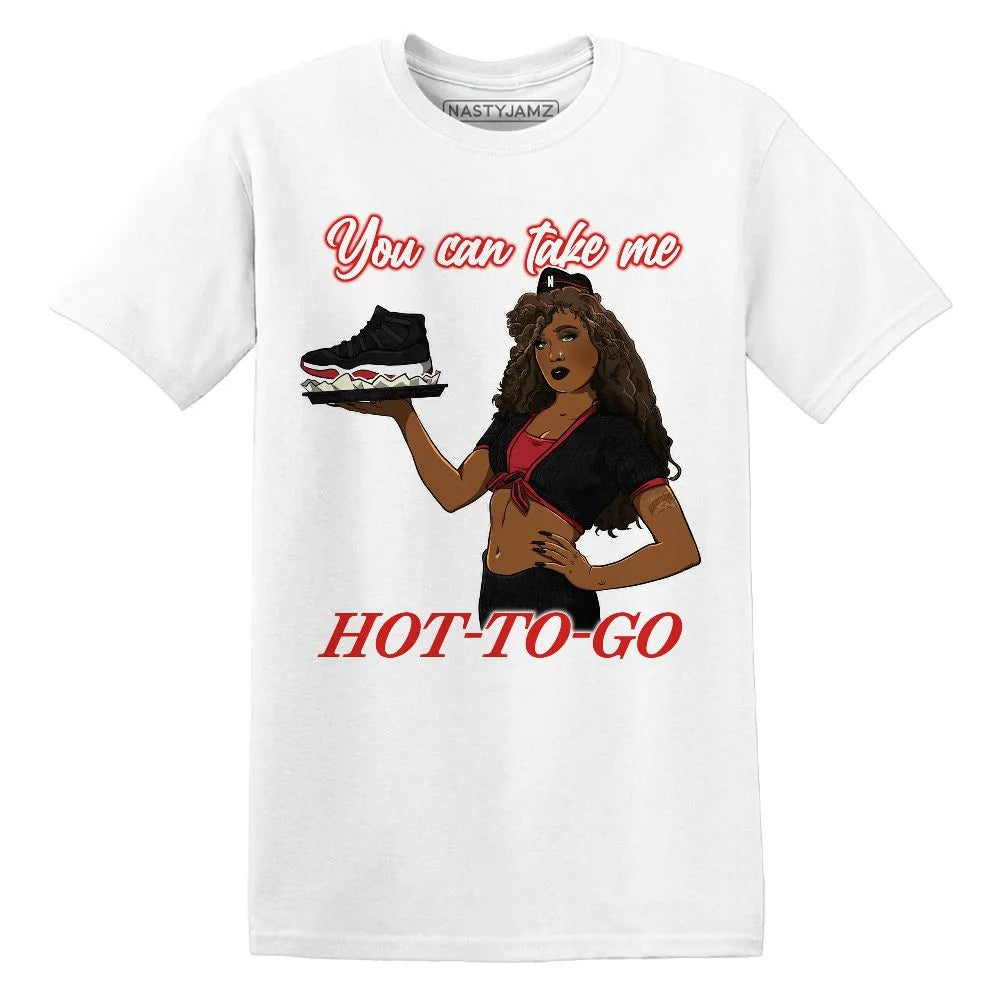 Ready To Go AJ 11 Bred Velvet NastyJamz Website T-Shirt 2D