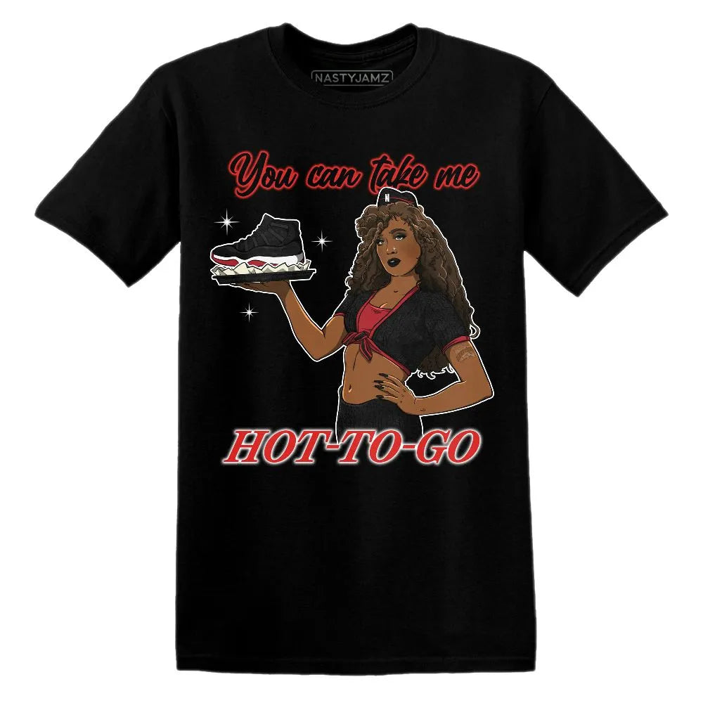 Ready To Go AJ 11 Bred Velvet NastyJamz Website T-Shirt 2D