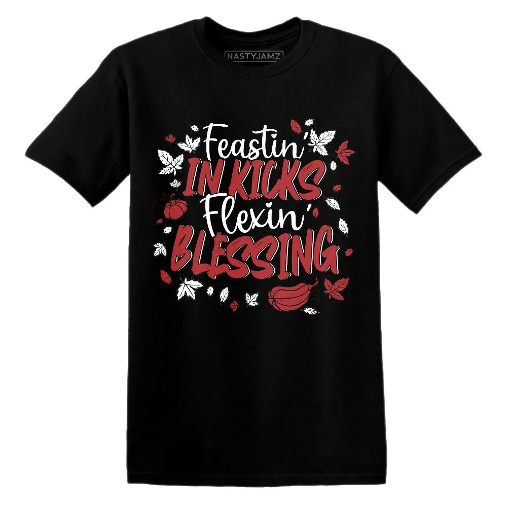 Kicks Feasting.AJ 1 Black Toe Reimagined NastyJamz Website T-Shirt 2D