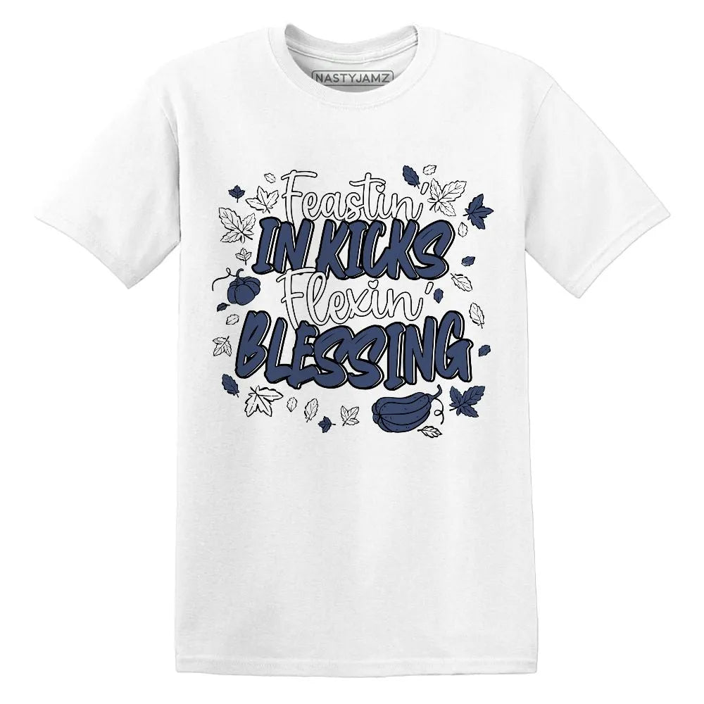 Kicks Feasting.AJ 11 Low Diffused Blue NastyJamz Website T-Shirt 2D