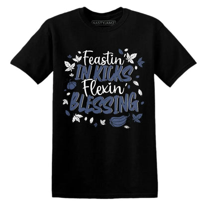 Kicks Feasting.AJ 11 Low Diffused Blue NastyJamz Website T-Shirt 2D