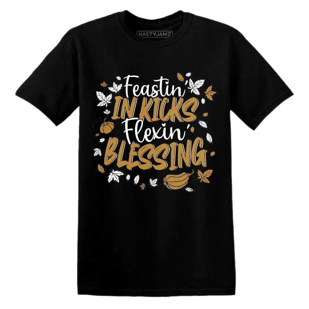 Kicks Feasting.AJ 13 Wheat NastyJamz Website T-Shirt 2D