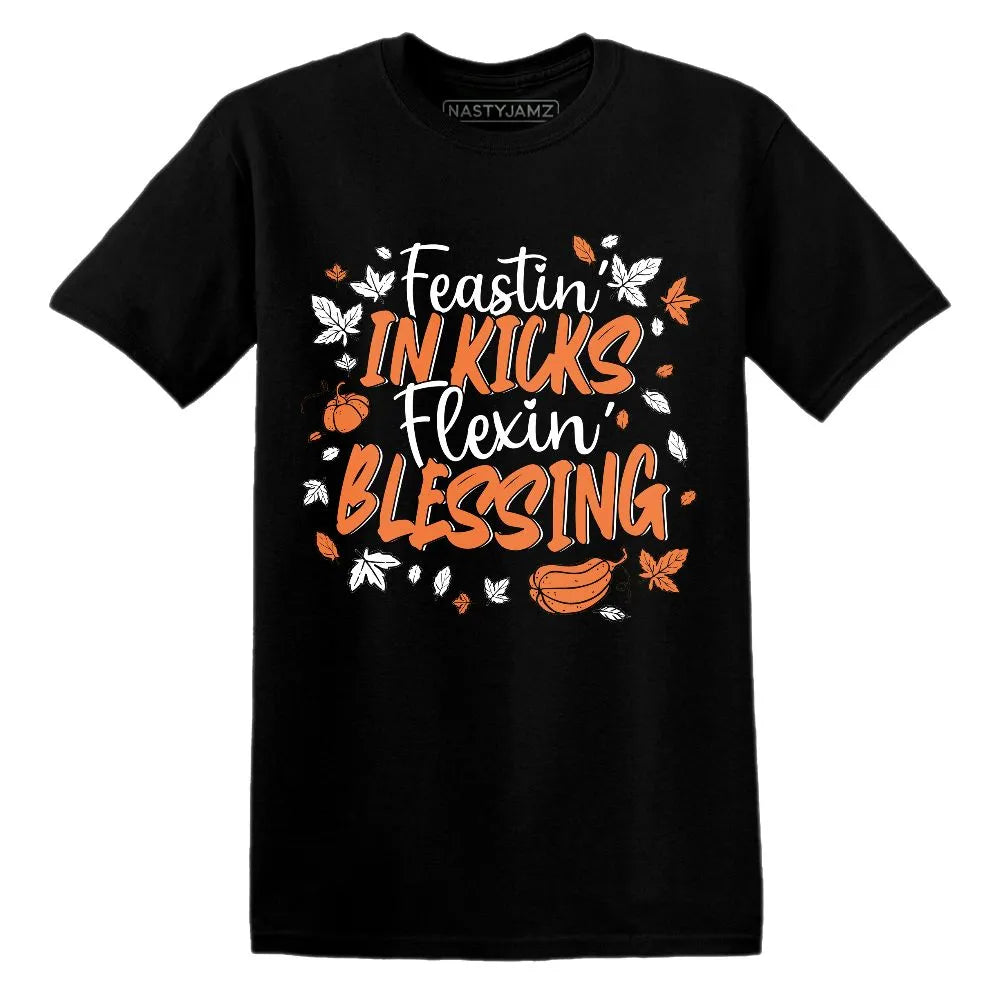 Kicks Feasting.AM TW White Orange NastyJamz Website T-Shirt 2D